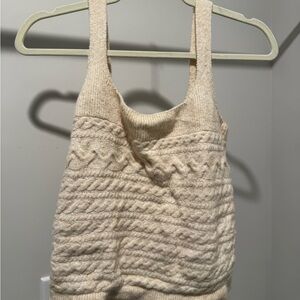 J. Crew Beige Knit Tank